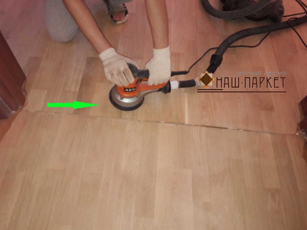 Циклевка дубового паркета