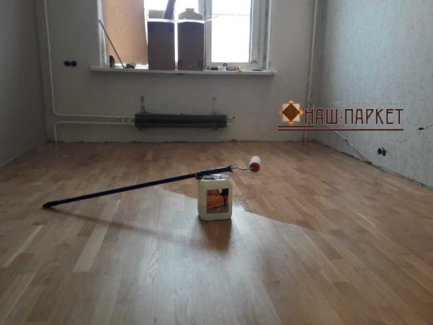 Циклевка дубового паркета