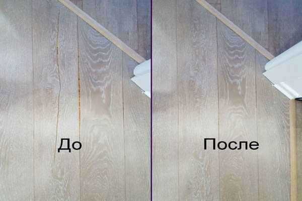 Как удалить пятно с паркетной доски