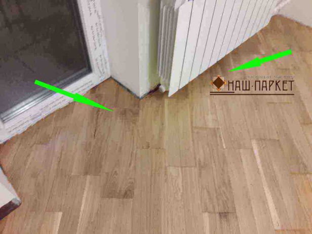 Замена паркетных плашек